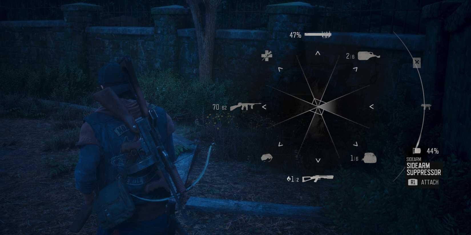 attach silencer to weapon days gone remastered