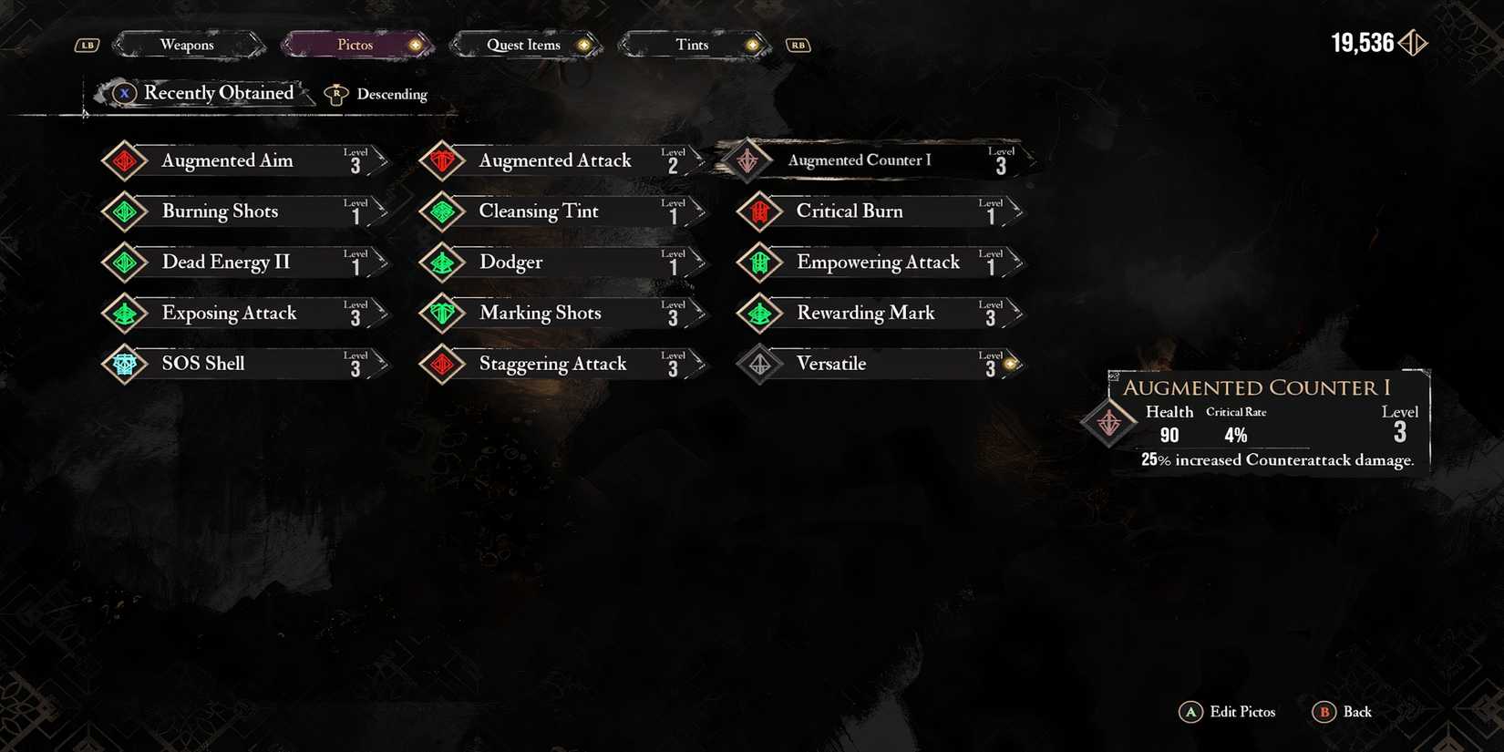 Augmented Counter 1 Picto in Clair Obscur Expedition 33