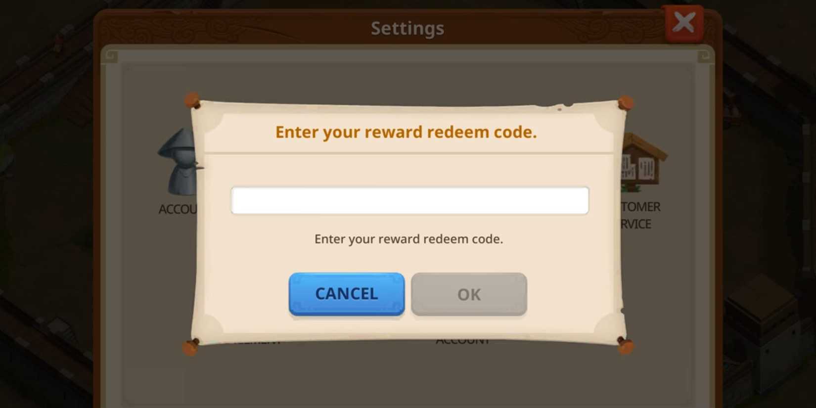 Avatar: Realms Collide the codes tab