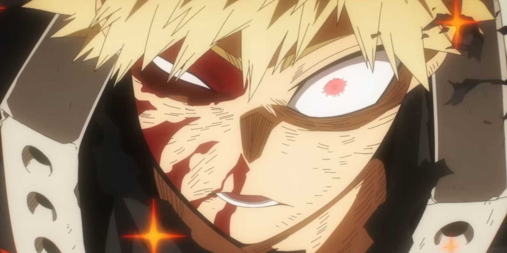Bakugo using Cluster against Shigaraki - My Hero Academia
