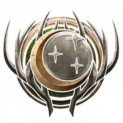 Baldurs Gate 3 BG3 Class Icon Symbol Druid Circle of the Moon