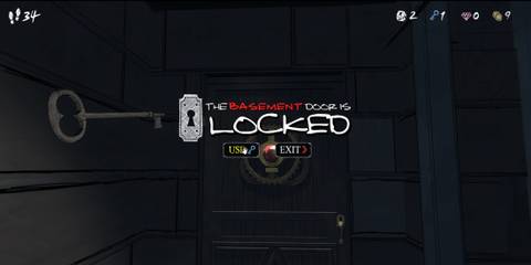 basement door in blue prince