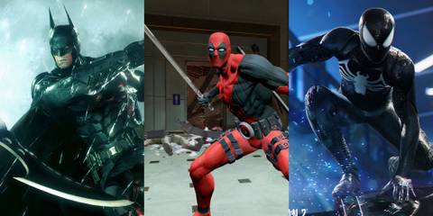 Batman, Deadpool and Spider-Man