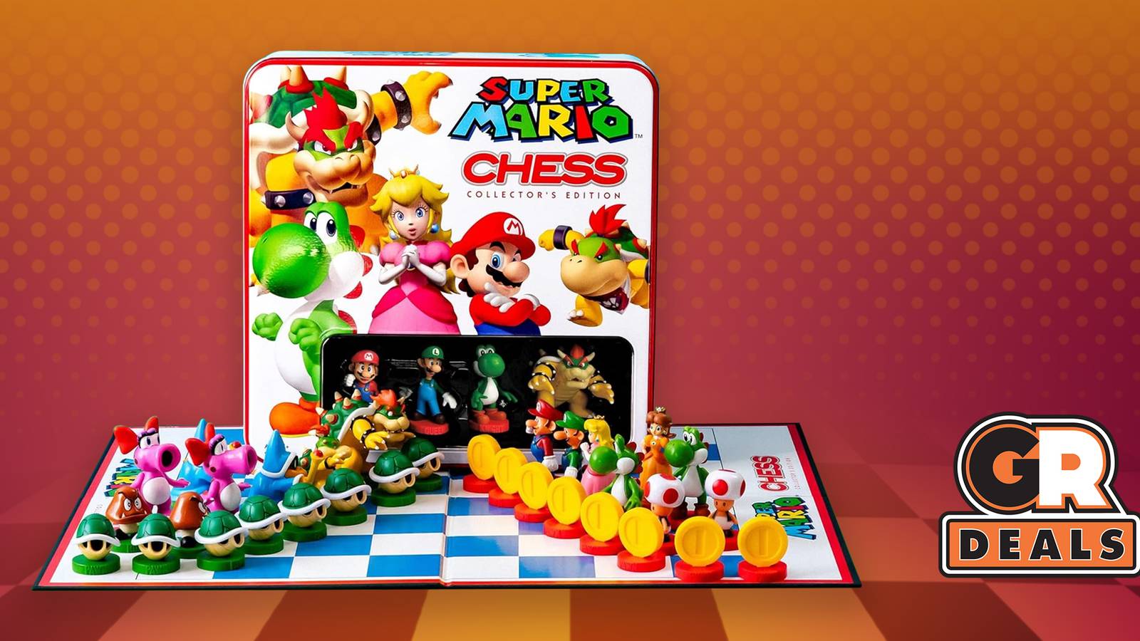 Battle It Out With Friends With This Limited-Time Deal on the Super Mario Collectible Chess Set