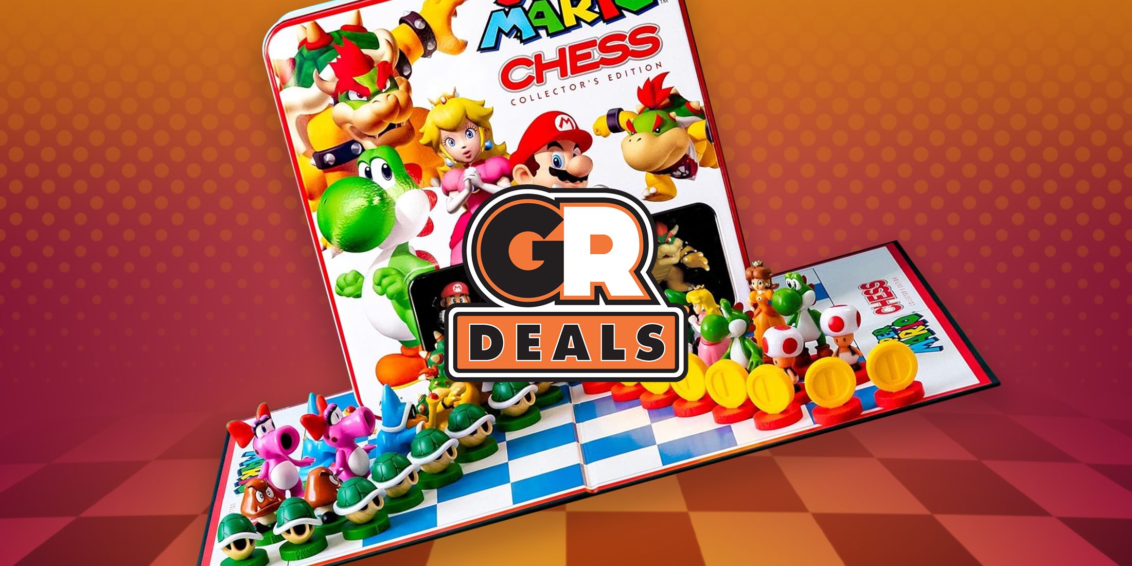Battle It Out With Friends With This Limited-Time Deal on the Super Mario Collectible Chess Set