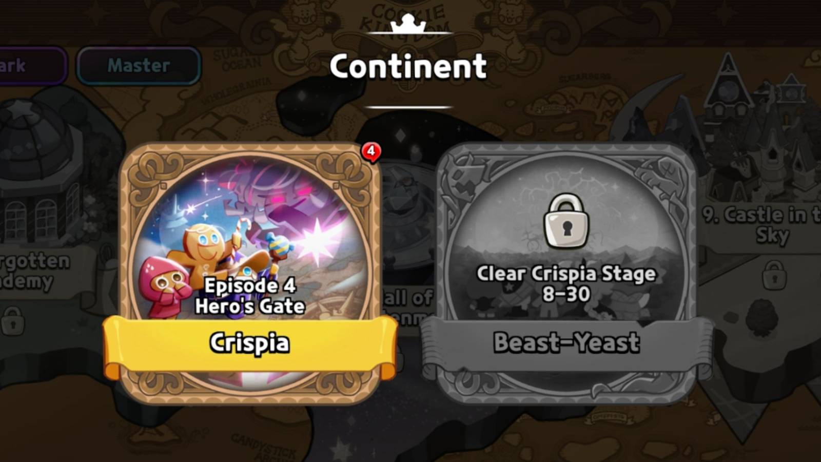 Cookie Run Kingdom - continents