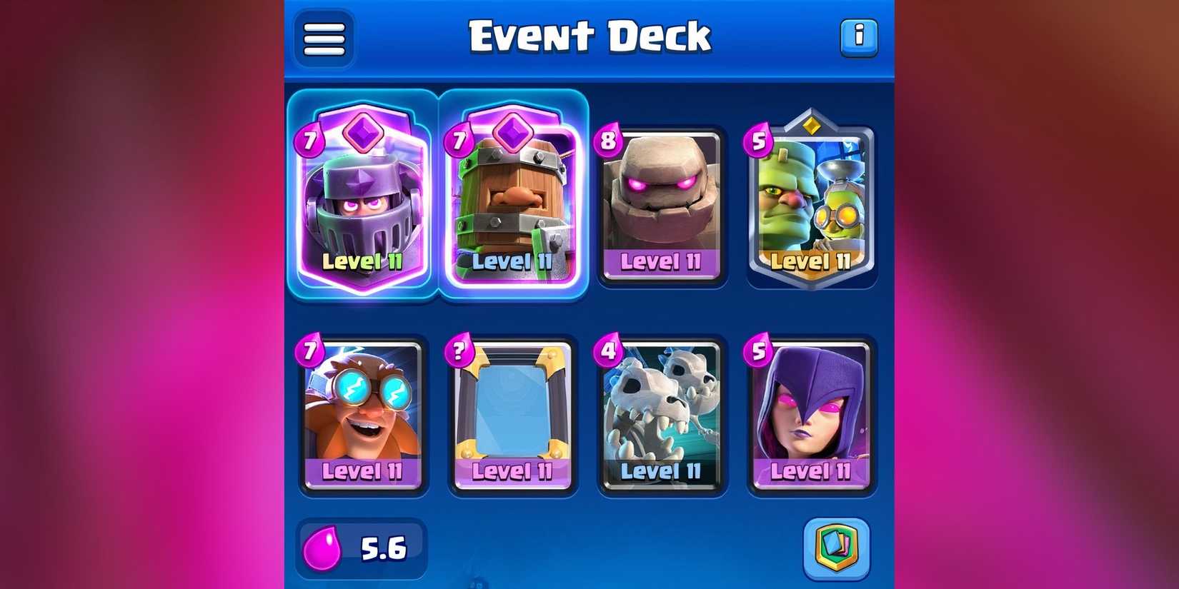 Best Decks for 7x Elixir Event in Clash Royale