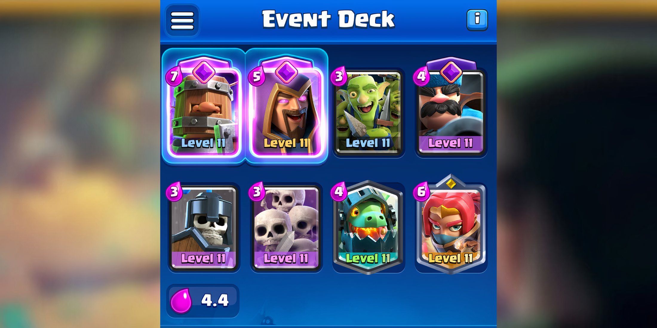 Best Bottini and eyelashes in Clash Royale 