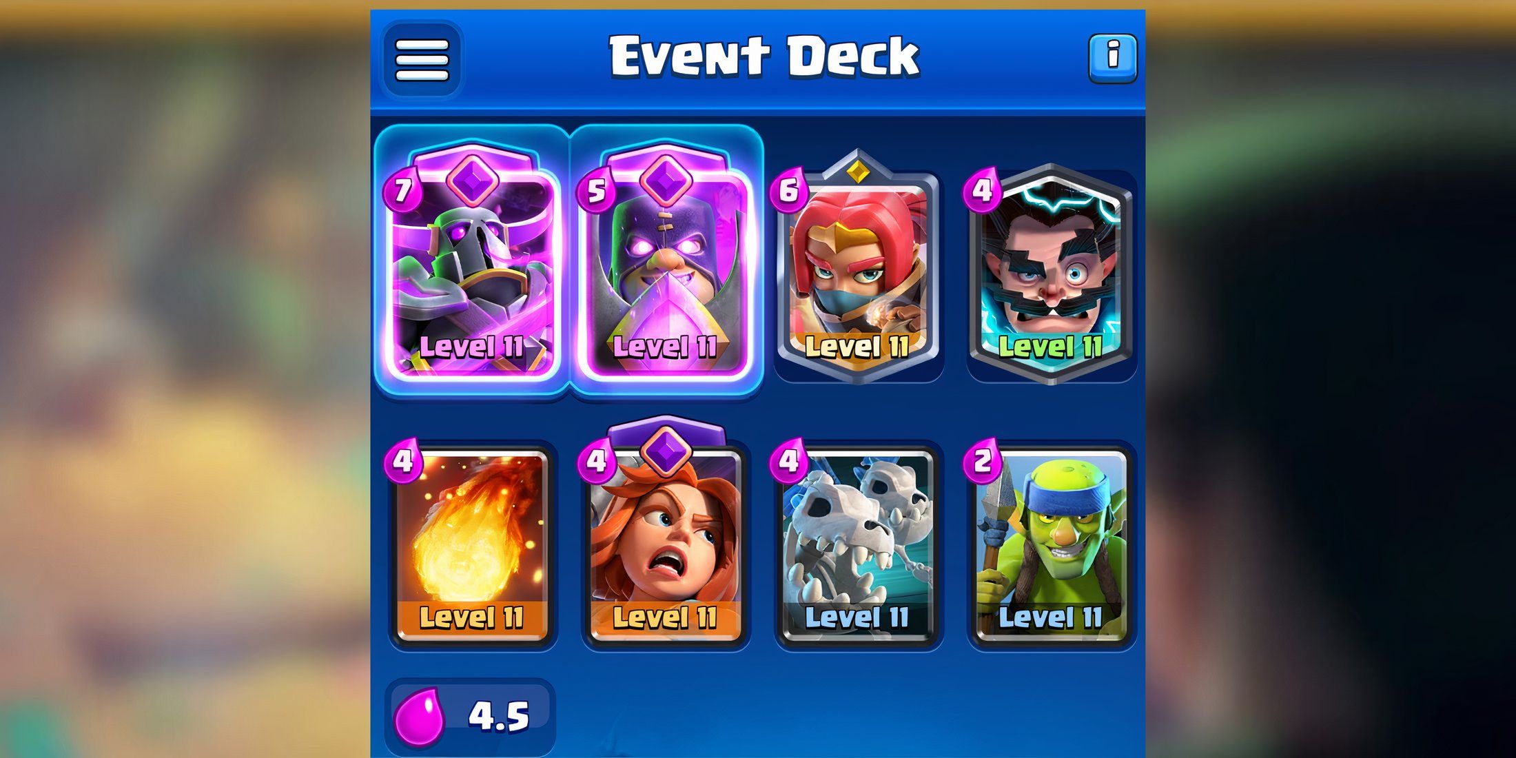 Best Bottini and eyelashes in Clash Royale