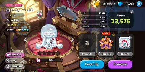 best toppings build for agar agar cookie in cookie run kingdom 