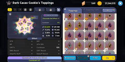 best toppings build for dark cacao cookie in cookie run kingdom 