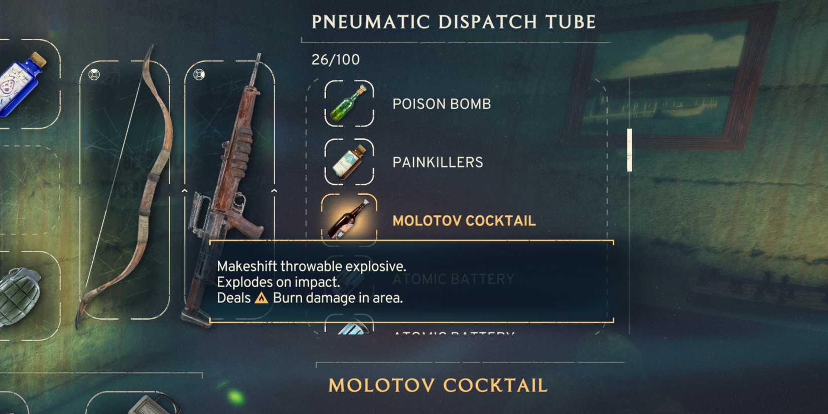 Best Weapons Atomfall Weapon List Weapons Ranked Molotov Cocktail