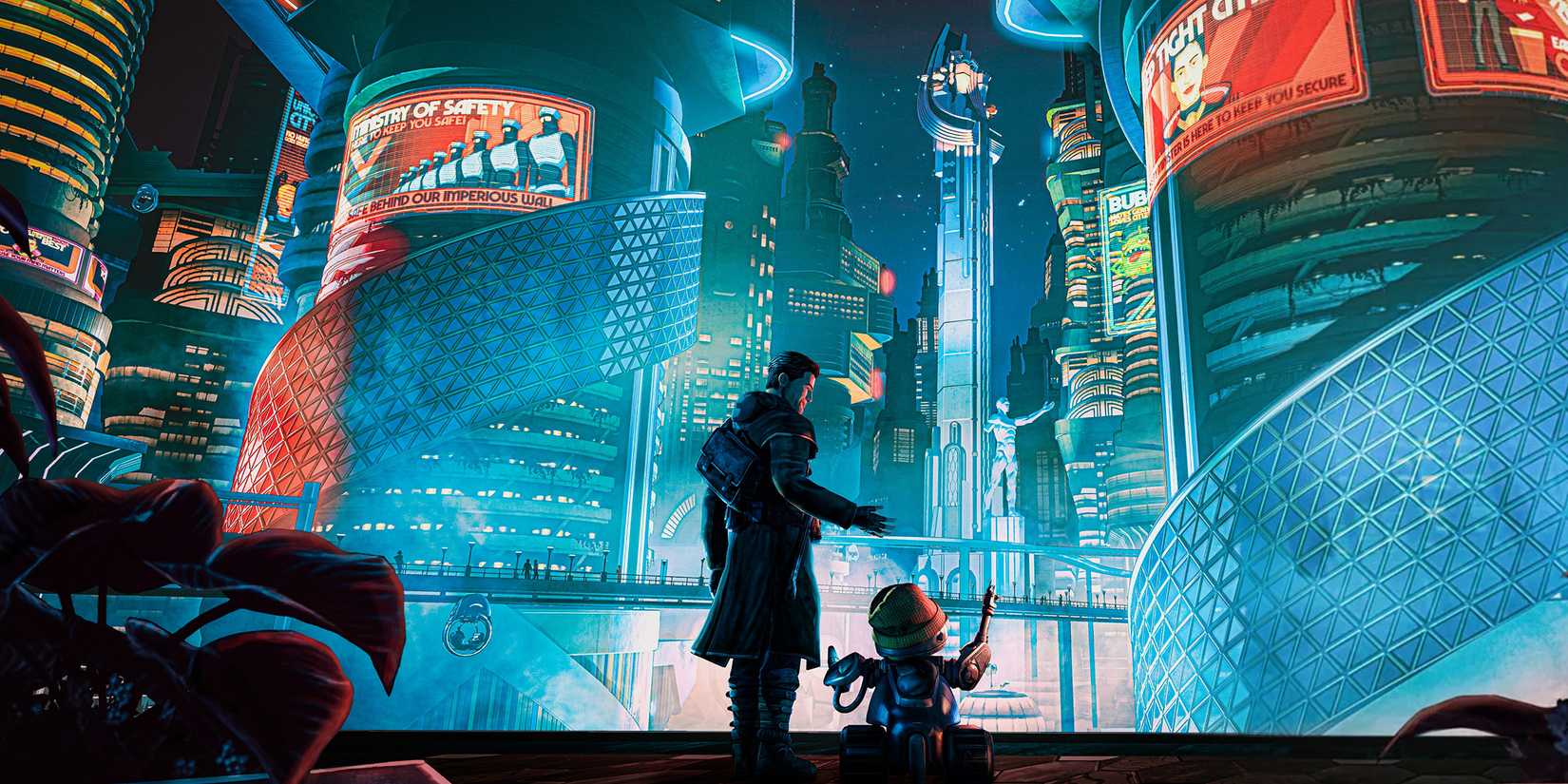 Beyond a Steel Sky 2x1 cover artwork sans game logo