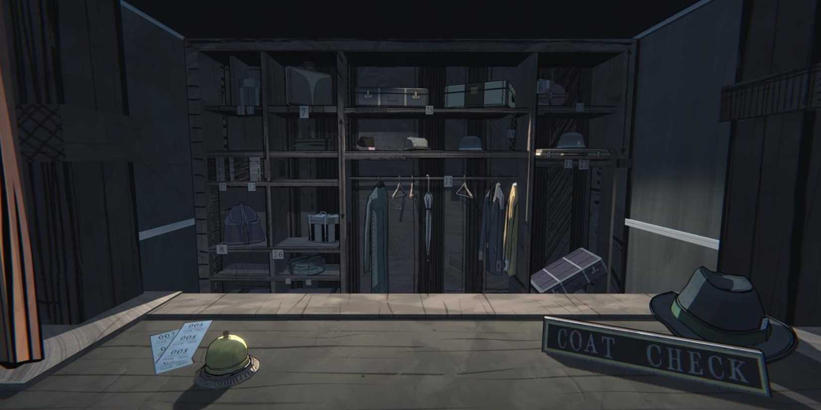 Blue Prince Coat check