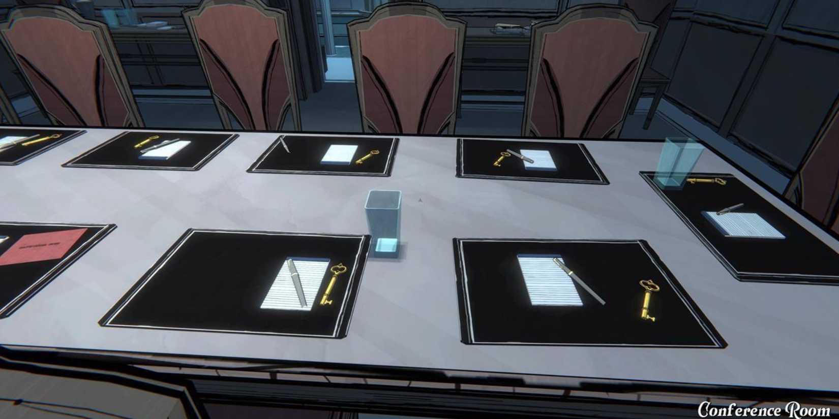 Blue Prince conference room