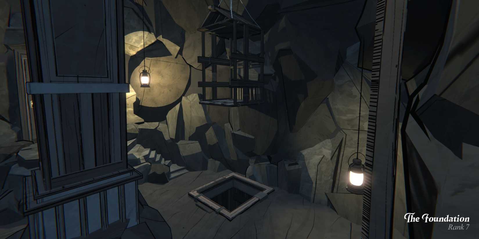 Blue-Prince-How-To-Lower-Foundation-Elevator-Foundation-Location