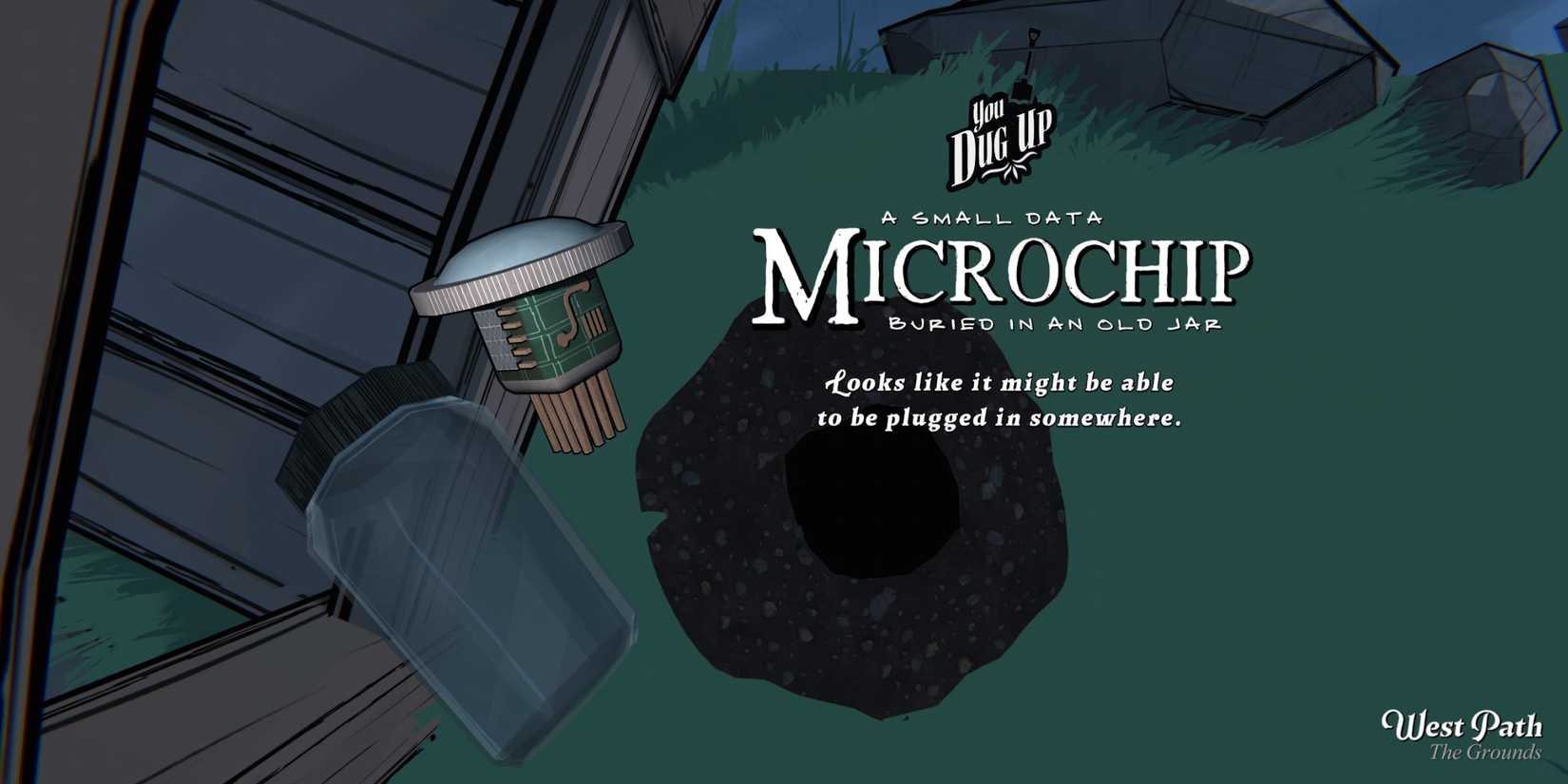 Blue Prince Microchip Locations All Microchips West Path Bridge Dig Spot