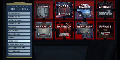 Blue Prince Mount Holly Directory All Rooms Every Room Red Rooms