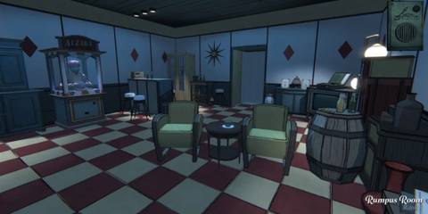 Blue Prince rumpus room