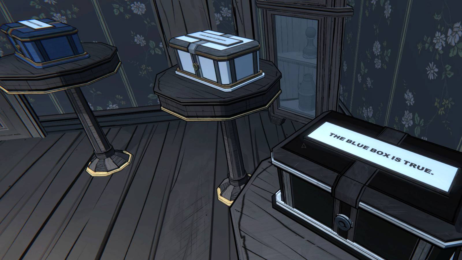 Blue Prince Solve Parlor Game Solutions White Blue Red Box Puzzle