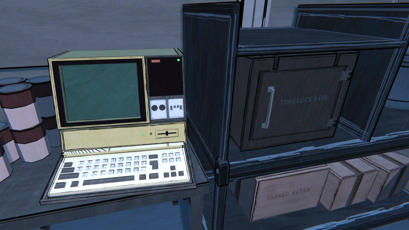 Blue Prince Unlock Time Lock Safe Open Locked Shelter Safe Location