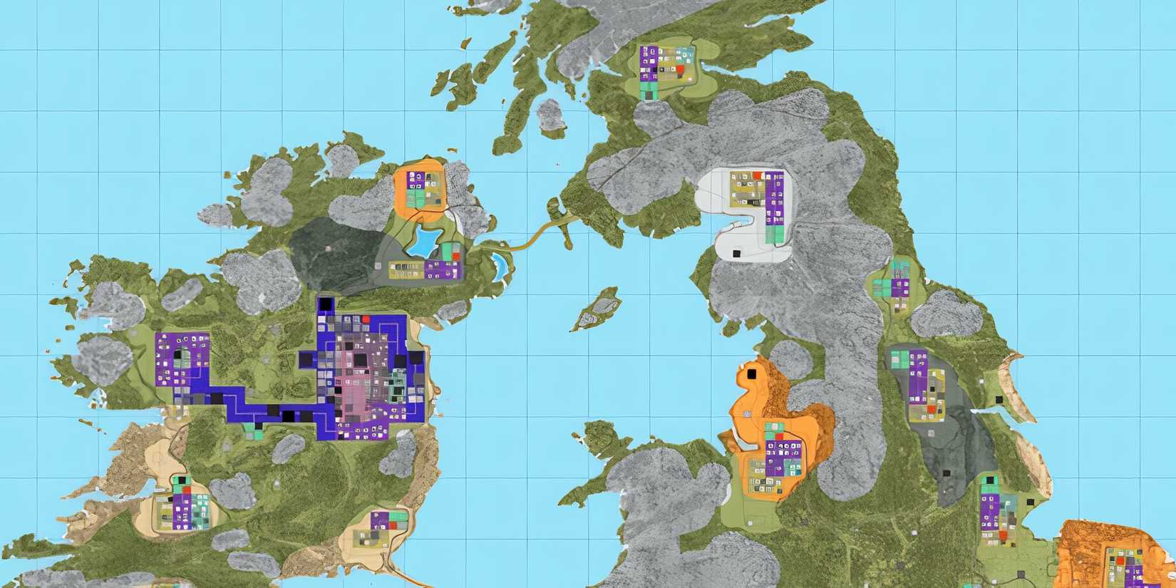 British Isles Undead One 7 Days To Die Map