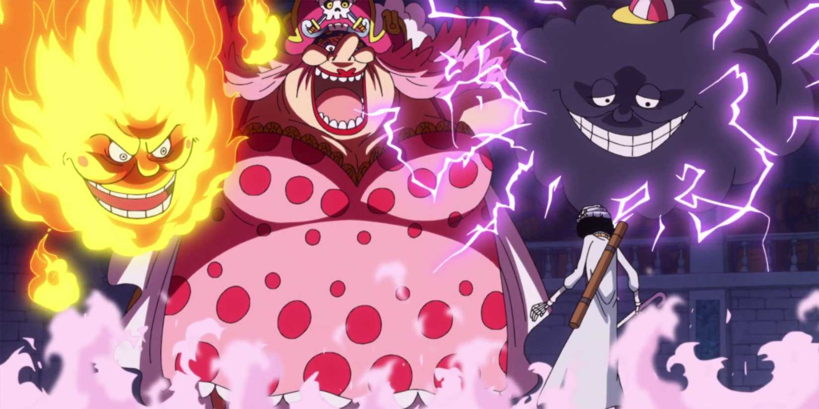 Brook confronting Big Mom - One Piece
