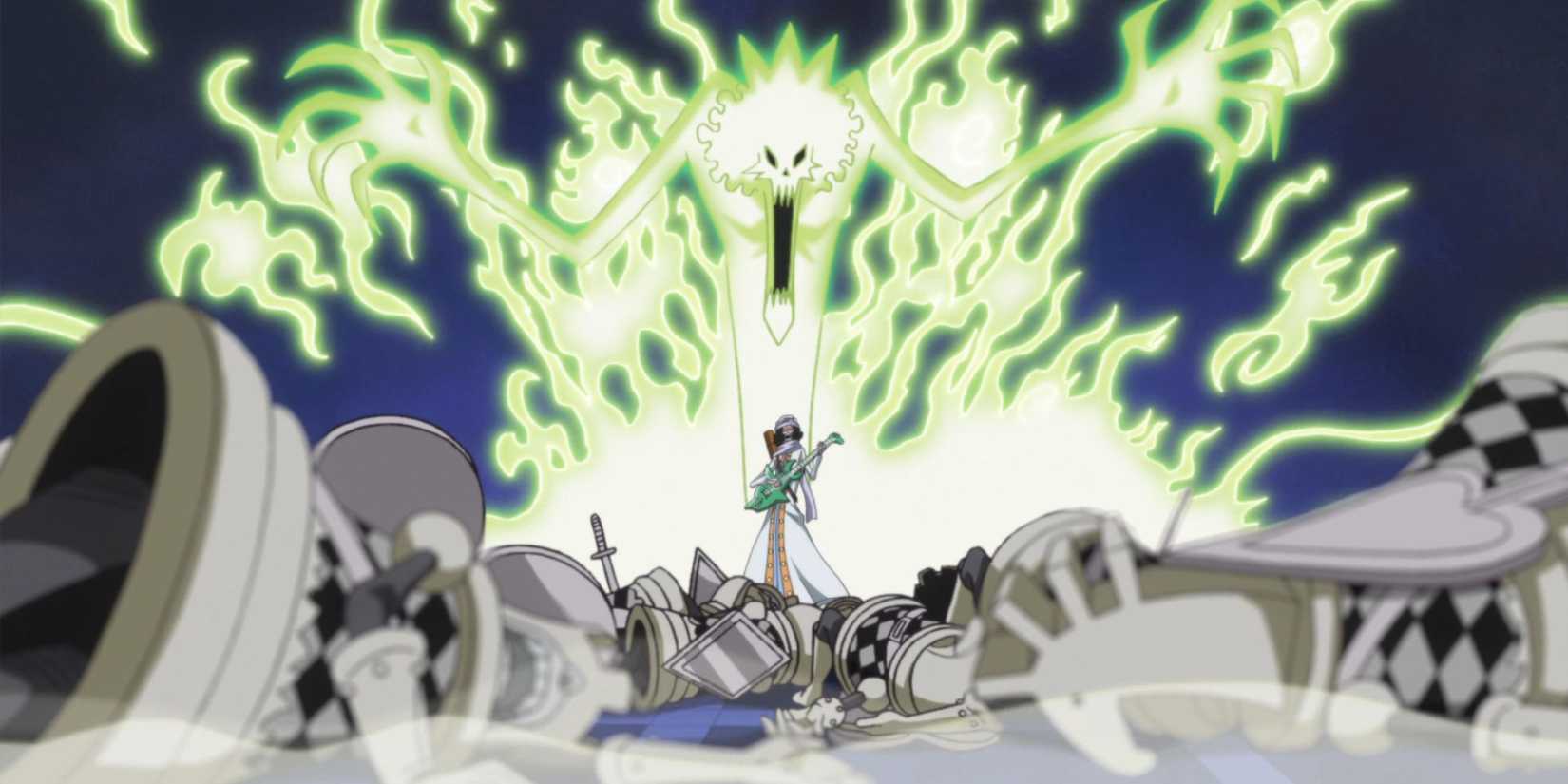 Brook defeats Big Mom's Homies - One Piece