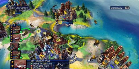 Building units in Civilization Revolution