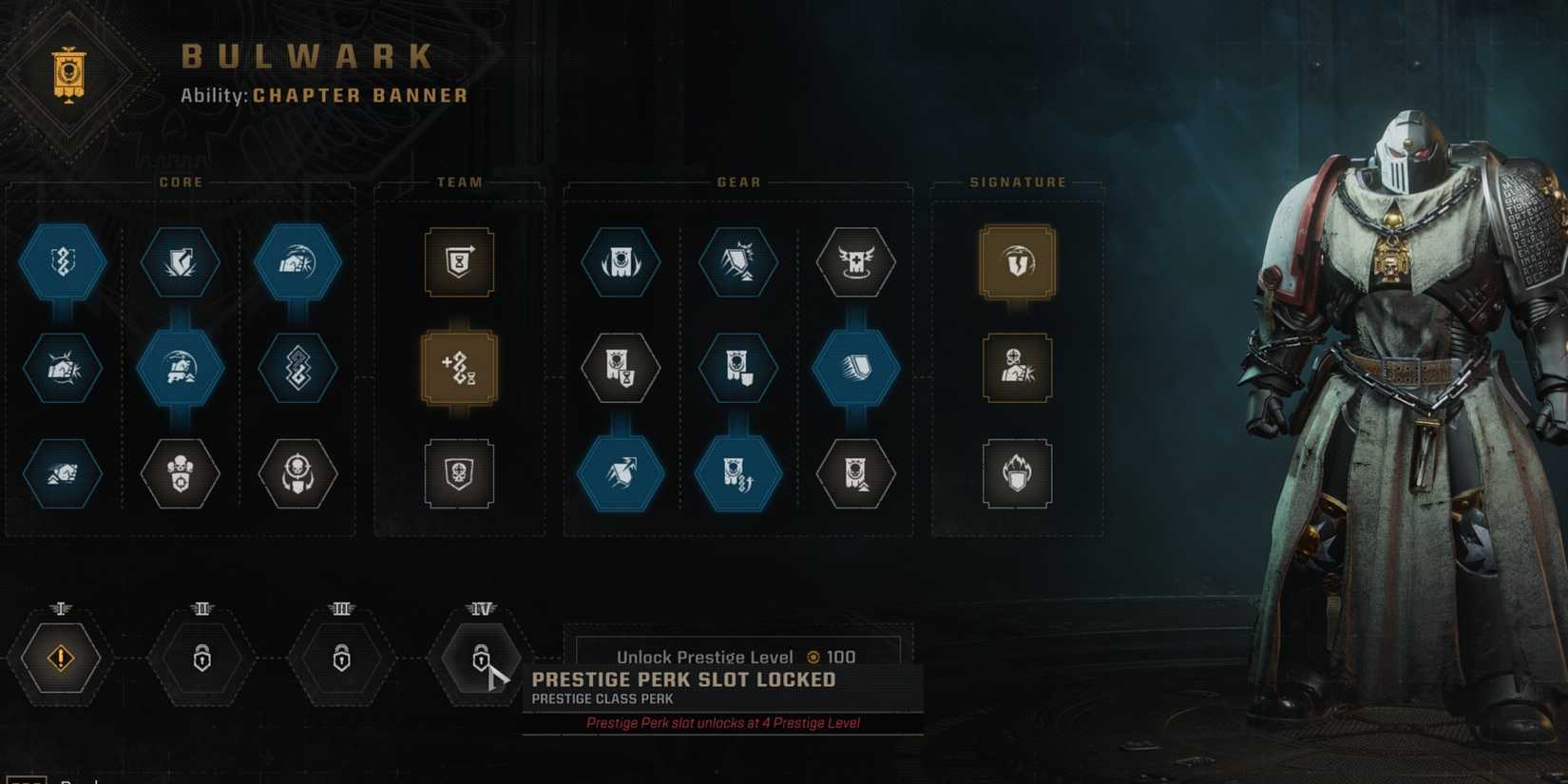 bulwark hits the prestige rank