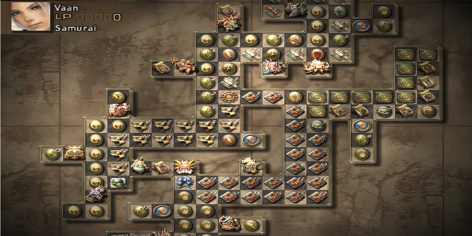 Bushi license board in Final Fantasy 12