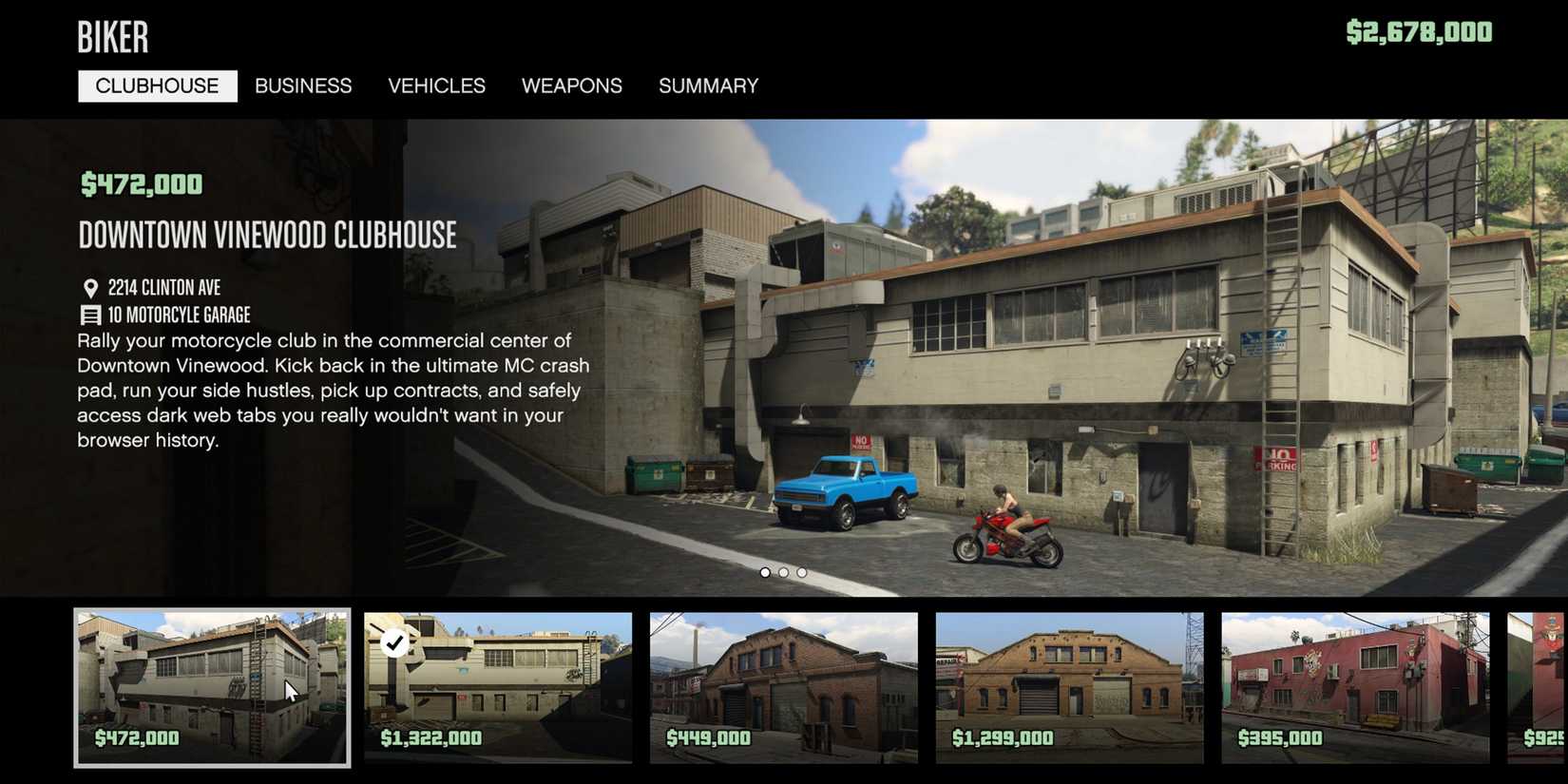 Buying MC - GTA Online