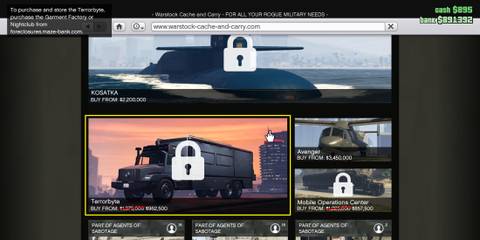 Buying Terrorbyte - GTA Online
