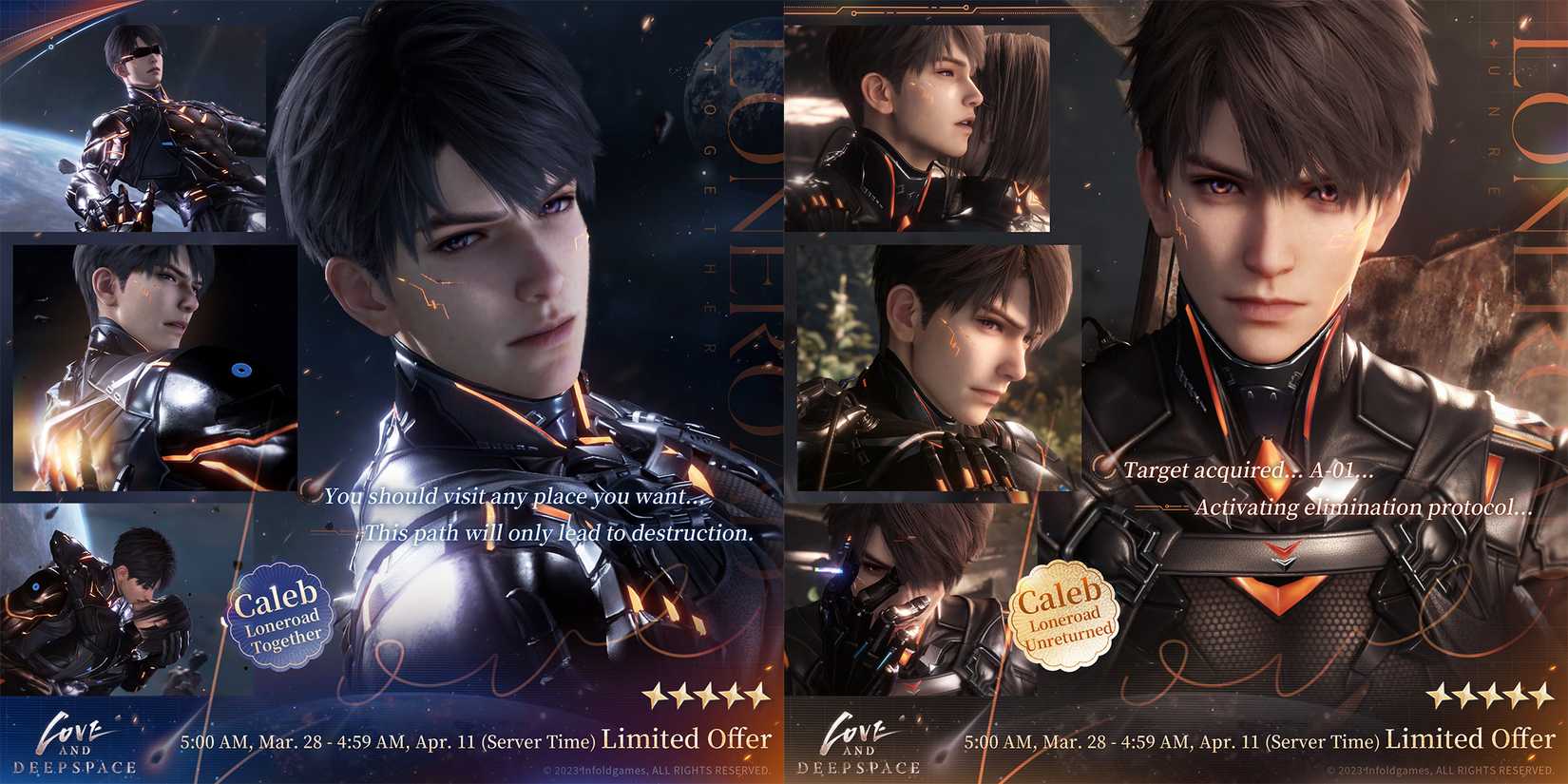 caleb first myth banner in love and deepspace