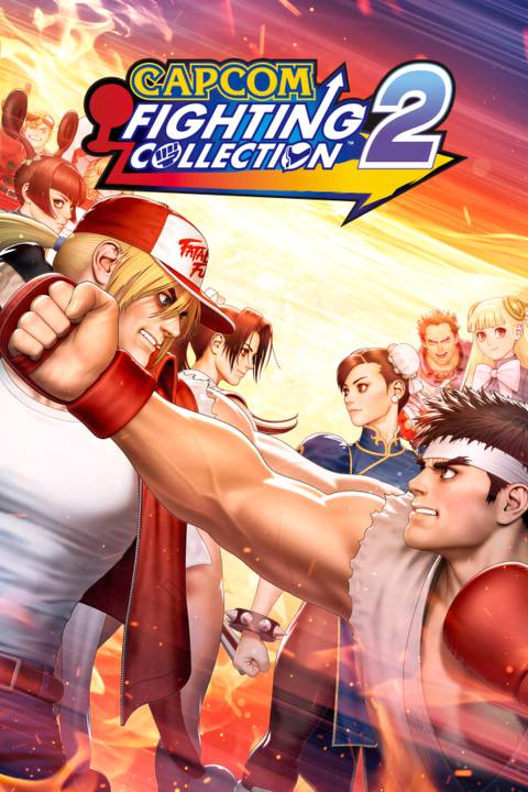 Capcom Fighting Collection 2 Tag Page Cover Art