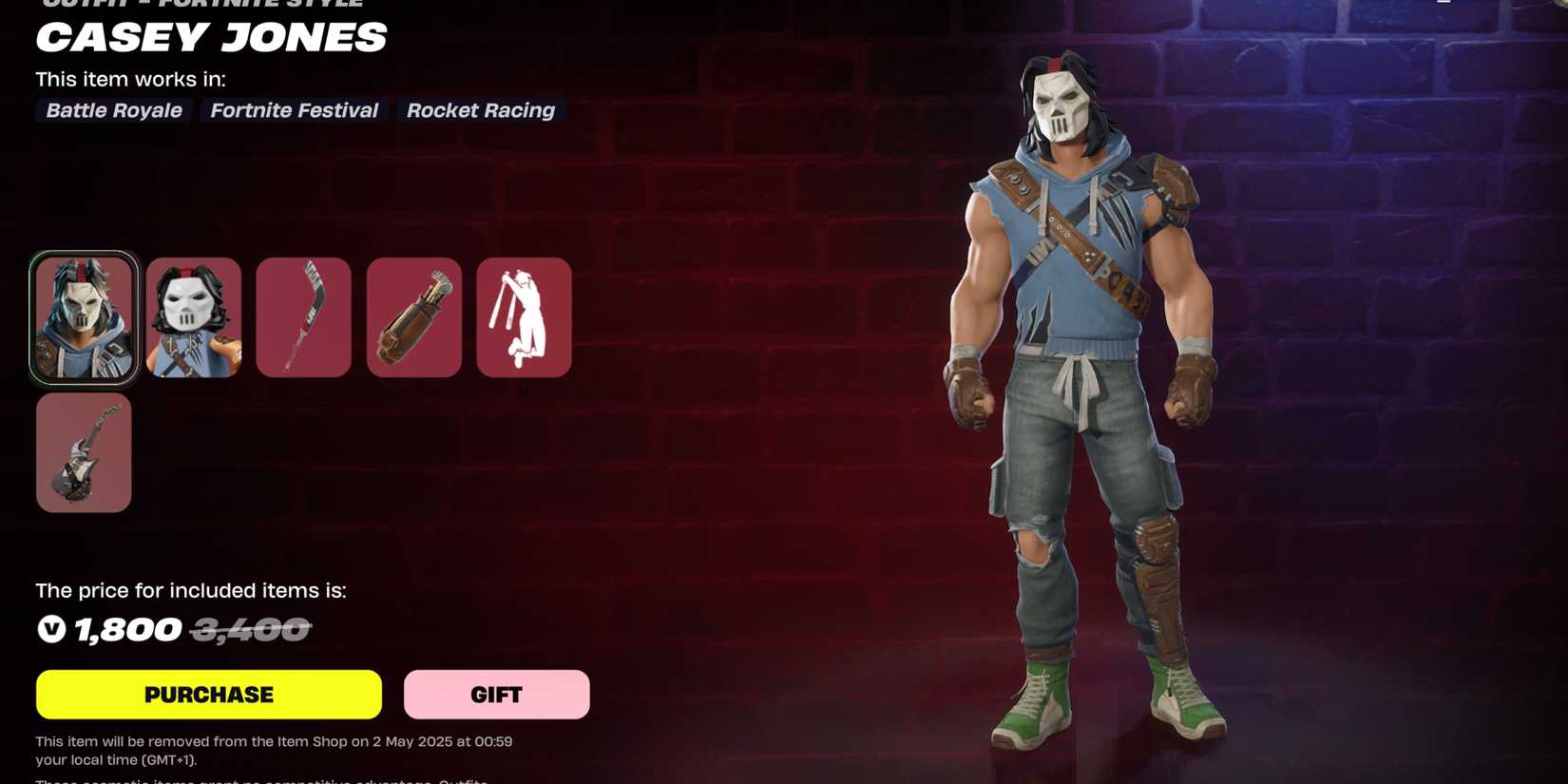 casey jones in fortnite
