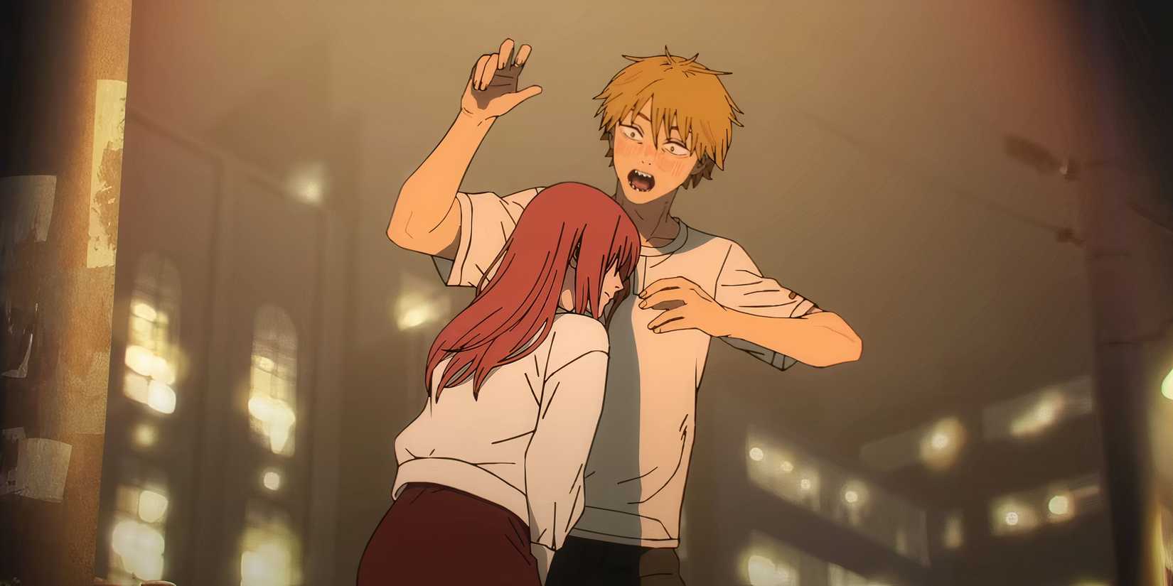 Makima dan Denji di Chainsaw Man