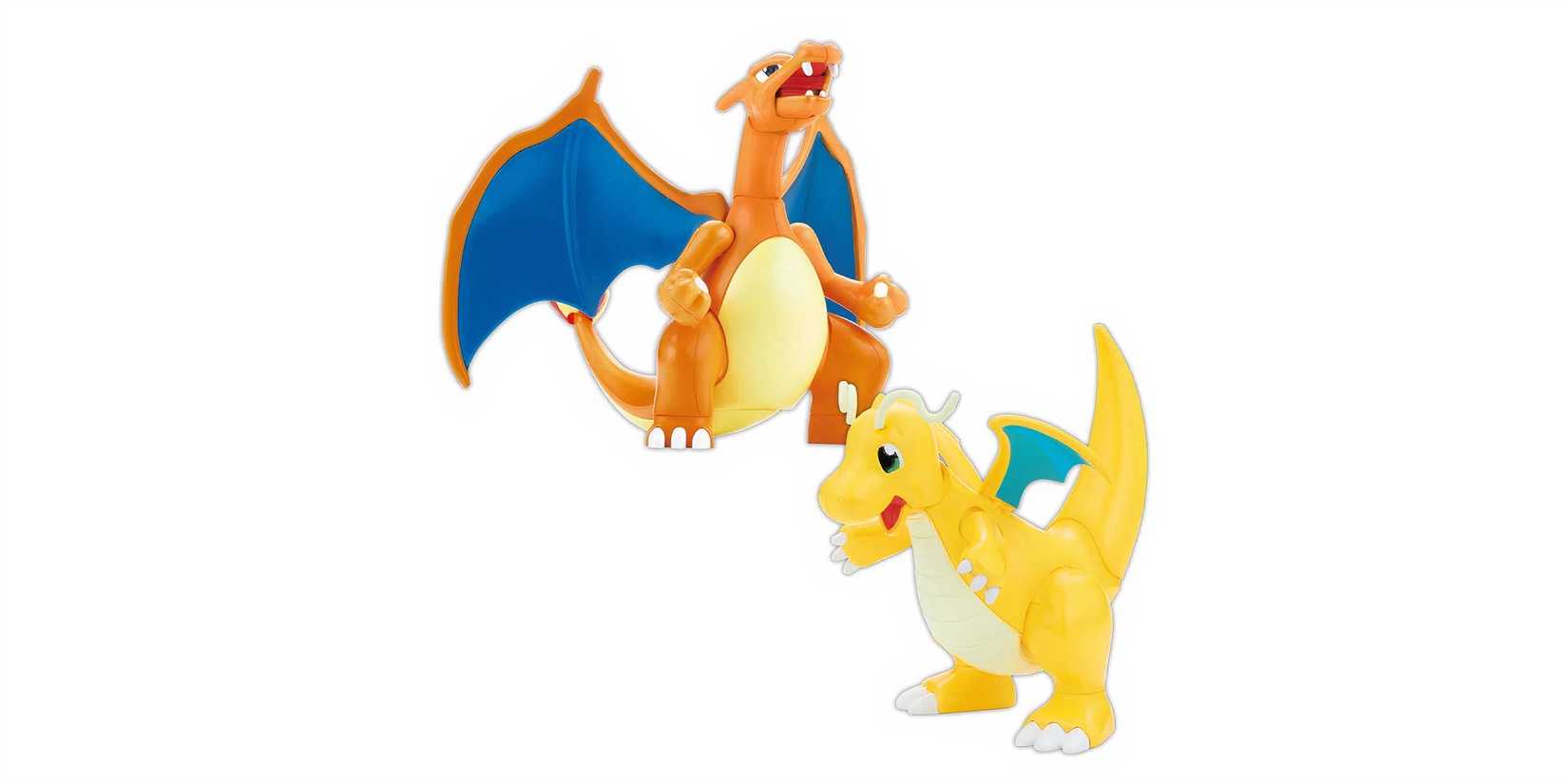 Charizard and Dragonite Pokemon Model Kit