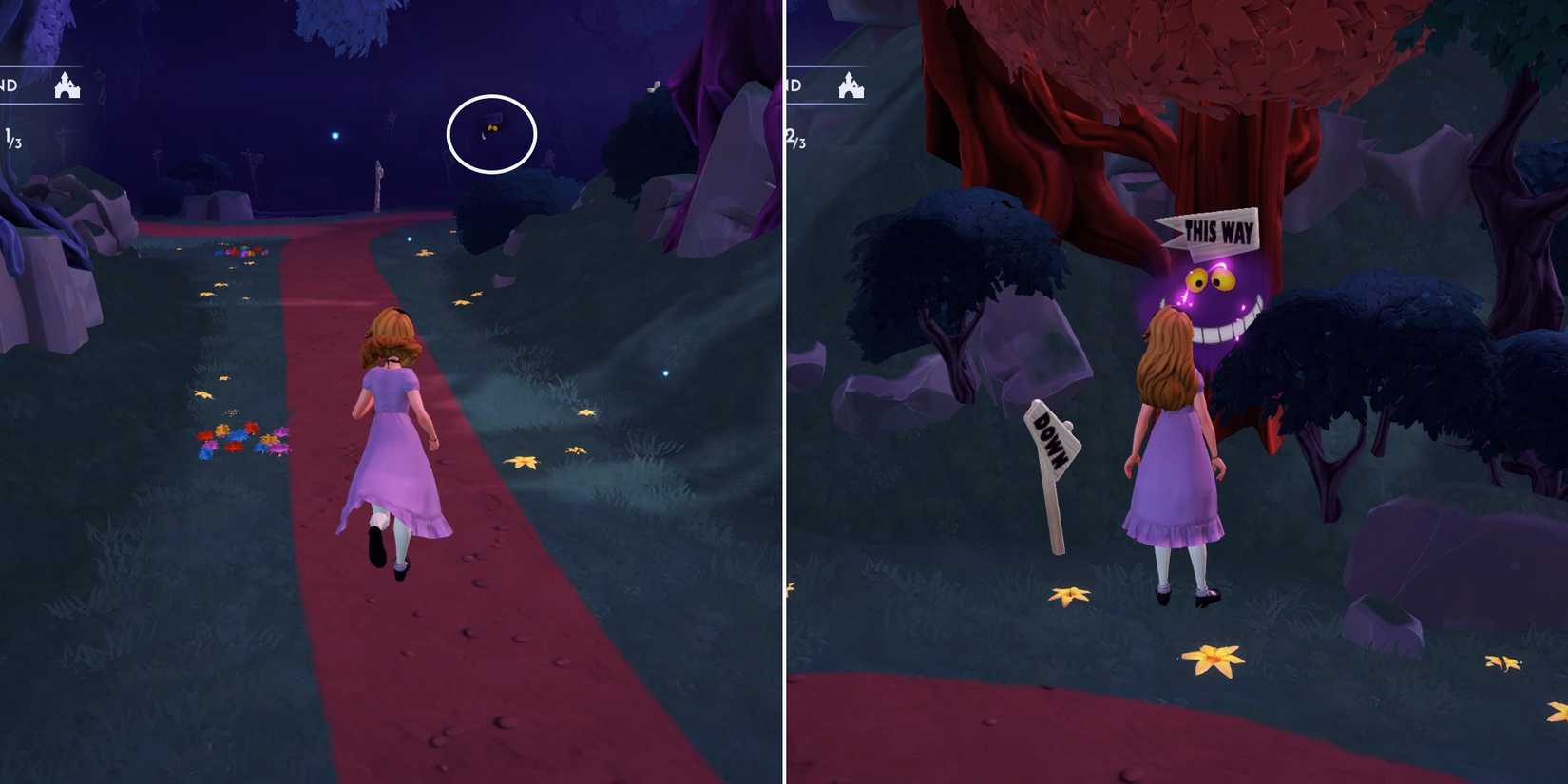 cheshire cat smile 2 location in ddv disney dreamlight valley