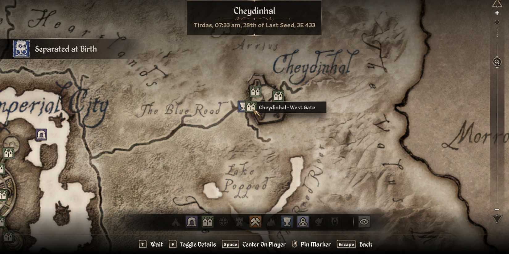 Cheydinhal Map - Oblivion Remastered