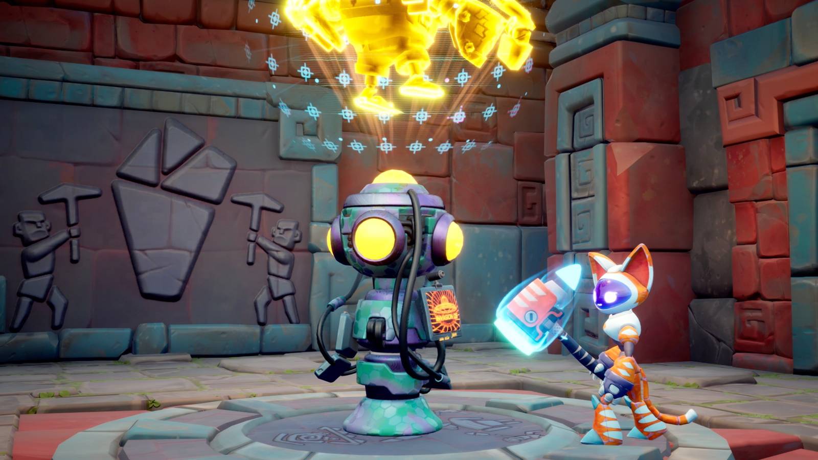 Chip 'n Clawz vs The Brainioids Clawz In Gameplay