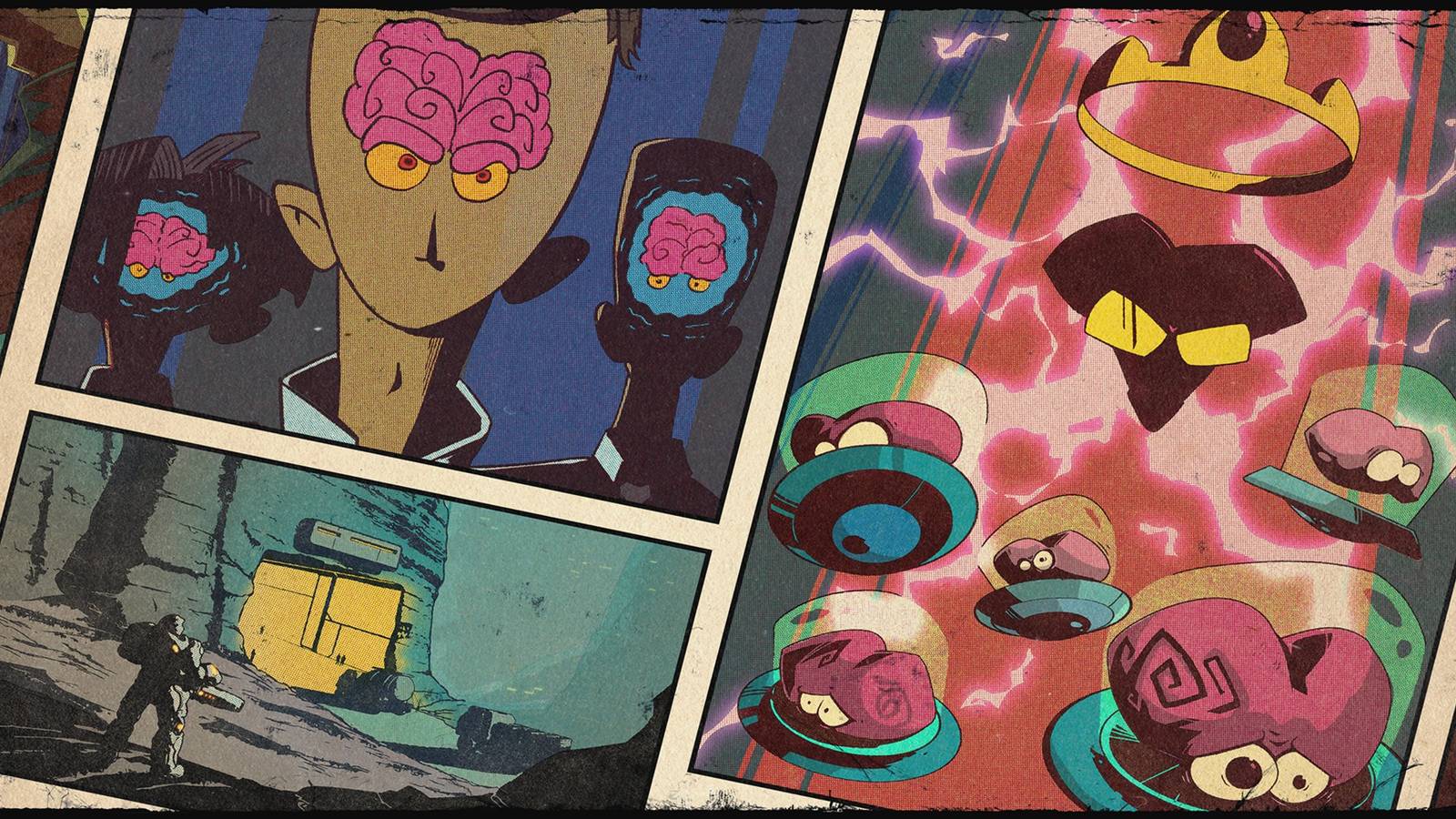 Chip 'n Clawz vs The Brainioids Comic Brainioids