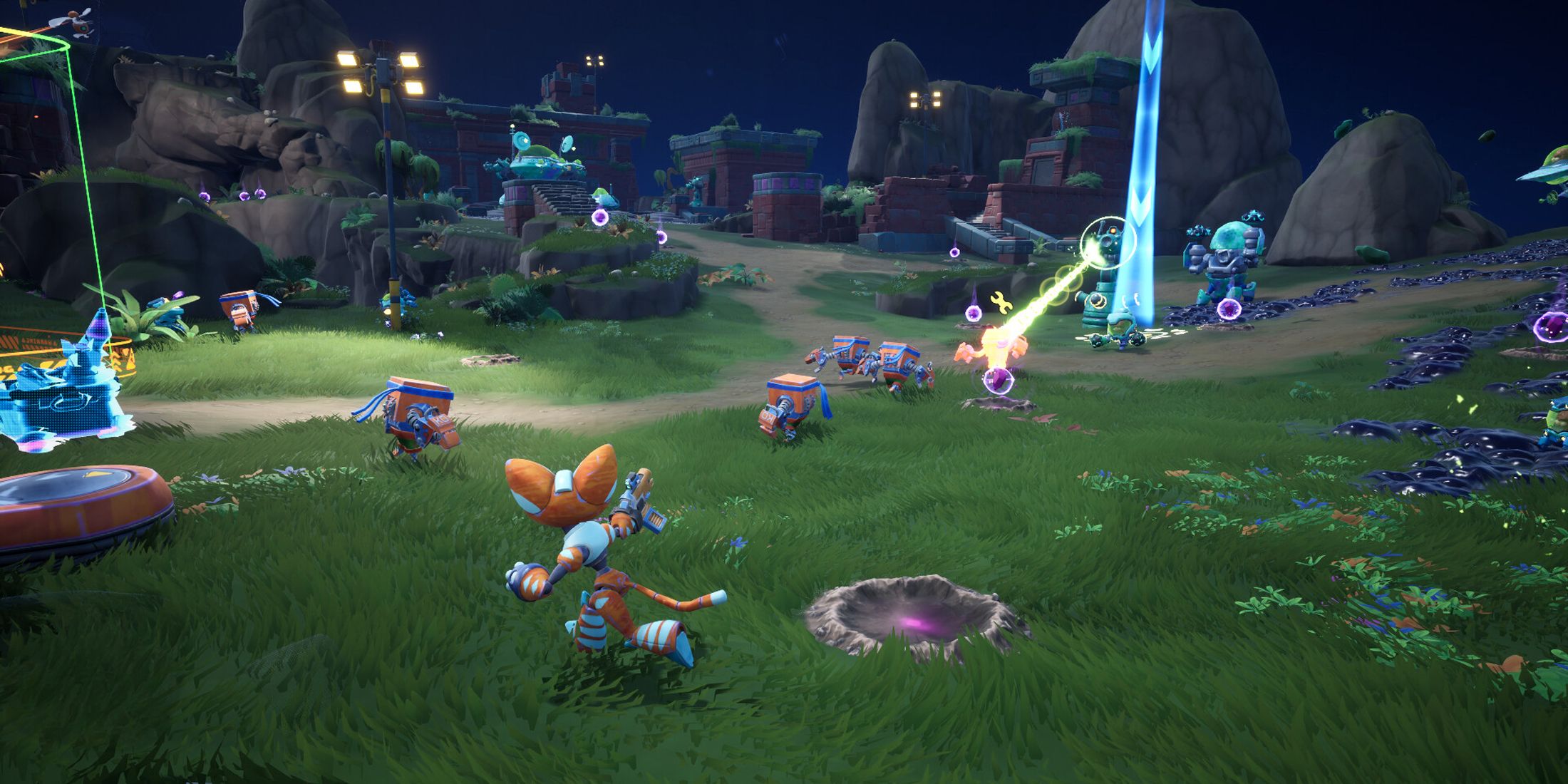 Chip n Clawz vs The Brainioids official image shooting