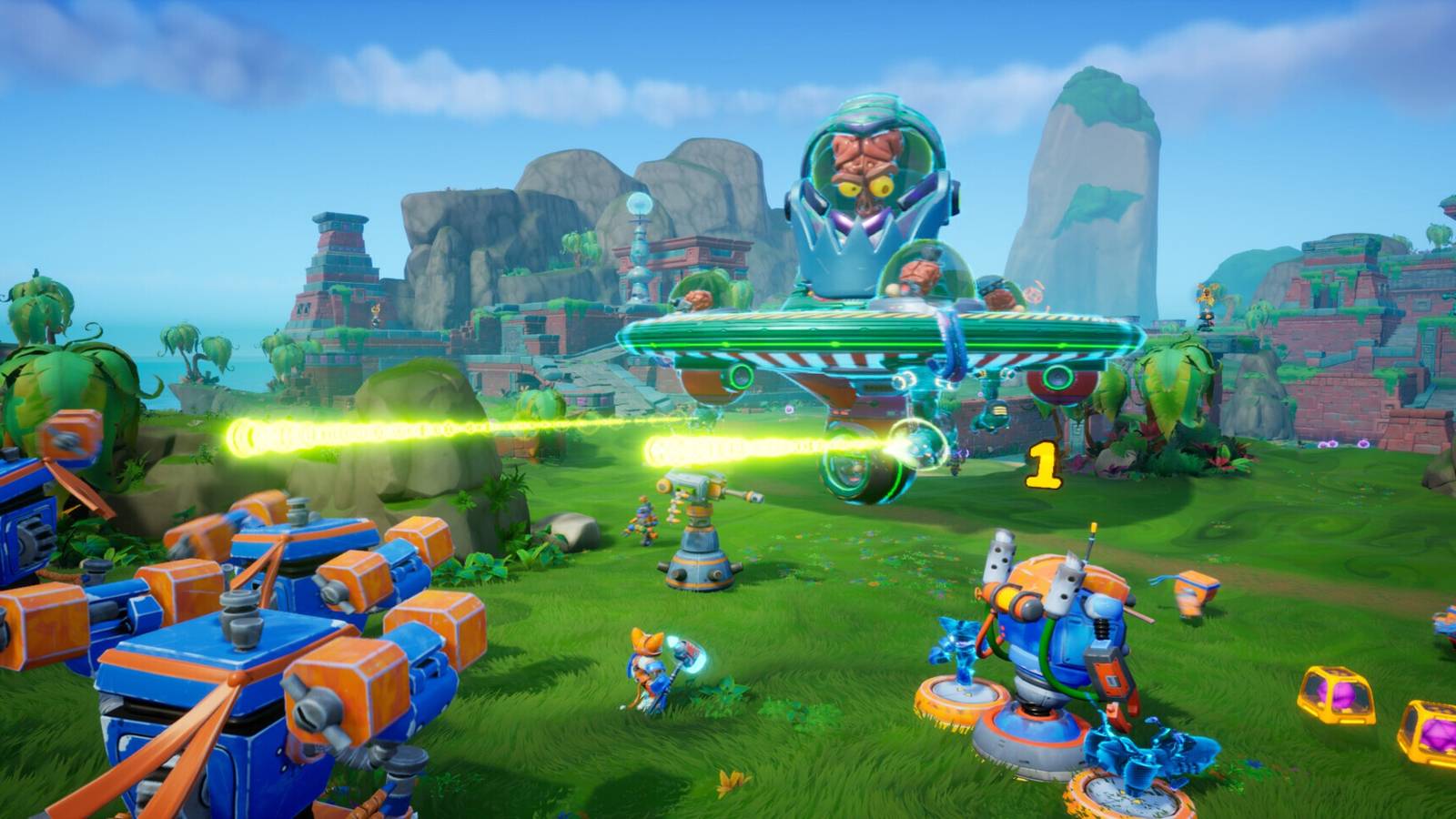 Chip 'n Clawz vs The Brainioids RTS Gameplay