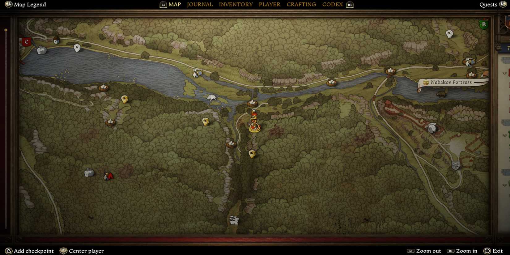 Ci Dice Map in Kingdom Come Deliverance 2