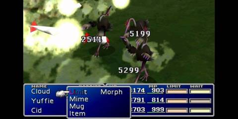 Cid's Highwind Limit Break in Final Fantasy 7