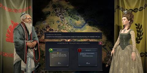 Civilization 7 Confucius Catherine the Great Trade AGreement Cropped