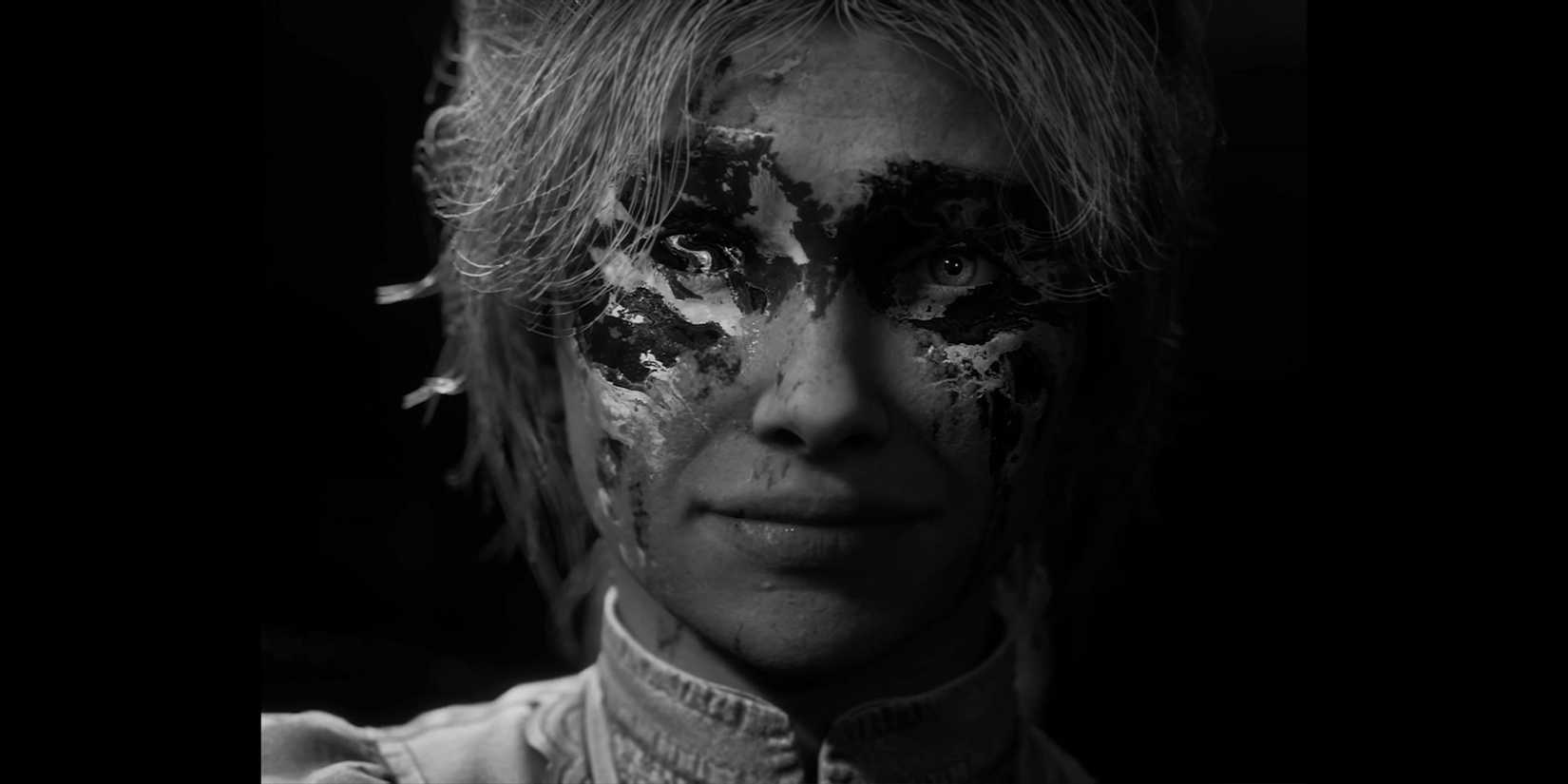 Clair Obscur Expedition 33 Bad Ending Maelle paint on face