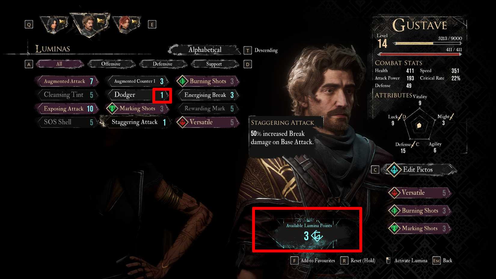 Gerenciando Pontos de Lumina