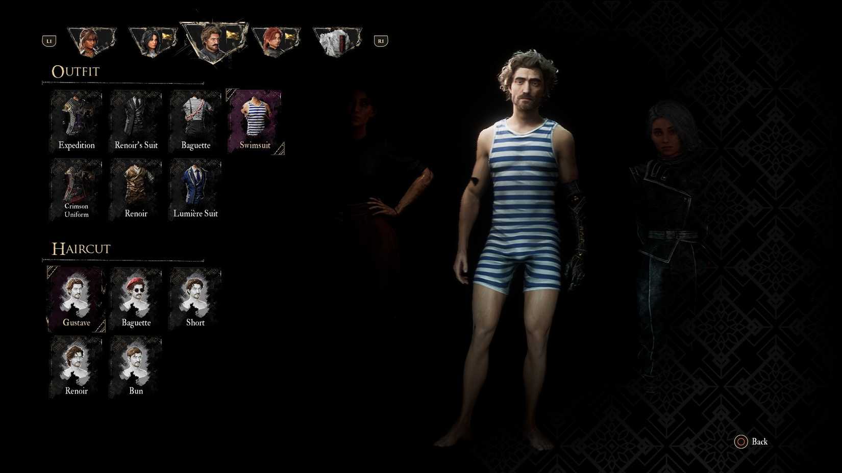 Outfit Swimsuit Gustave di Clair Obscur Expedition 33